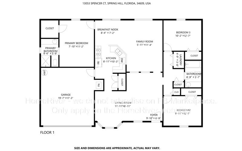 Pet Friendly! 3 bed/2 bath 2 car garage property image