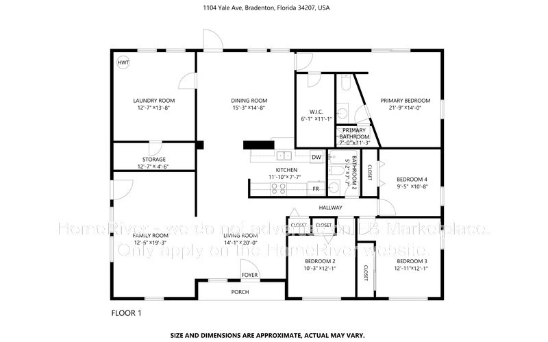 Available Now! Amazing 4 bed 2 bath home! property image